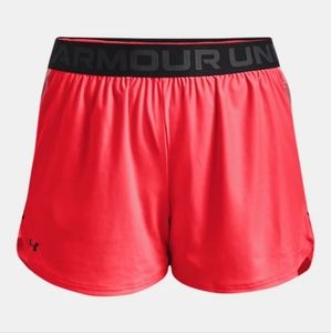 Women's Under Armour Hot Neon Pink Mesh Shorts NWT 1X